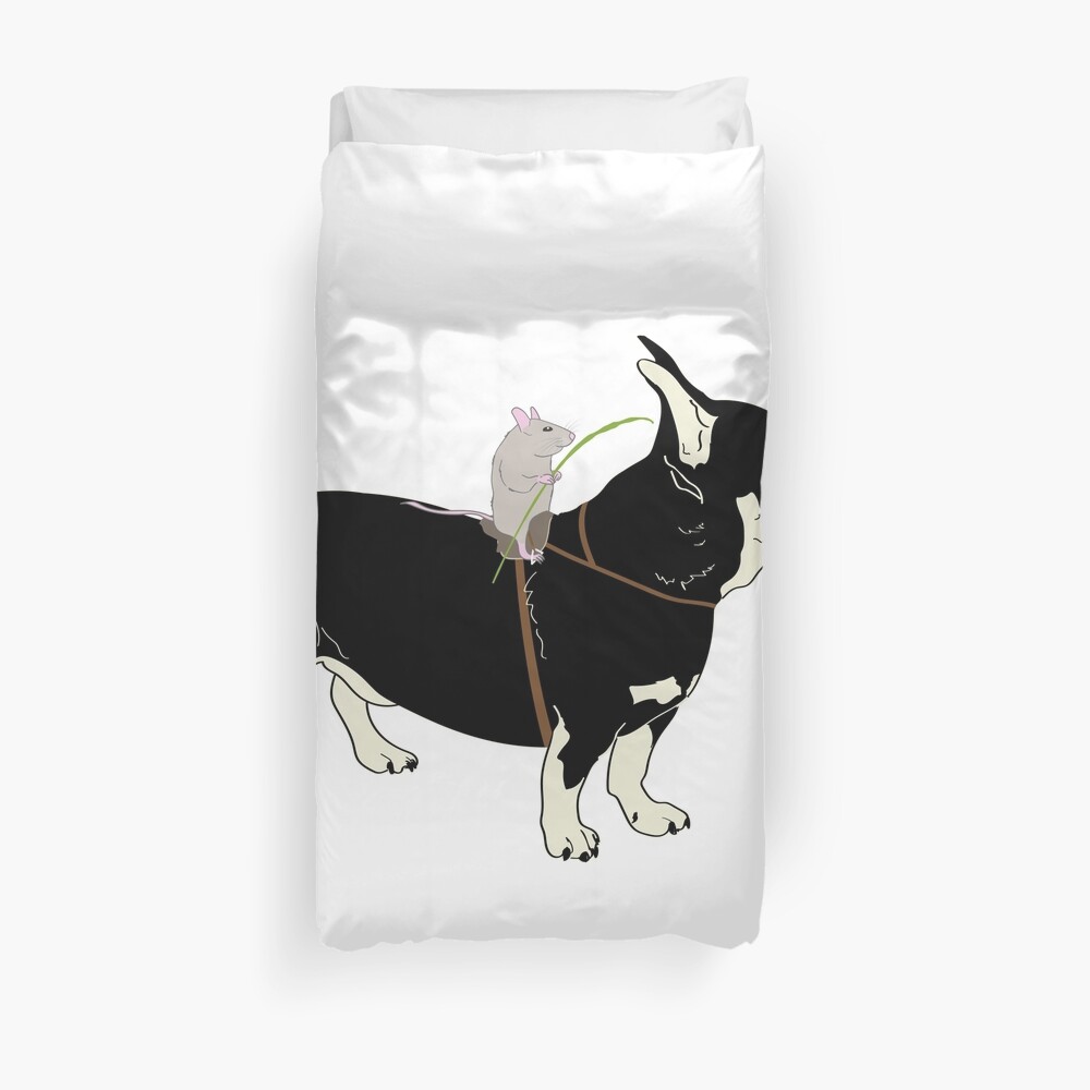 Mouse Rider Duvet Cover
