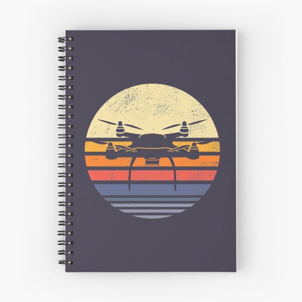 Item preview, Drone Retro Vintage Sunset designed and sold by DamnGoodDesign.