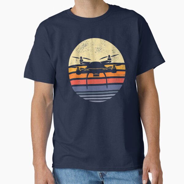 Item preview, Drone Retro Vintage Sunset designed and sold by DamnGoodDesign.