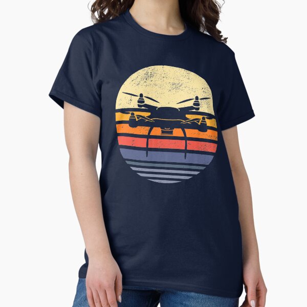 Item preview, Drone Retro Vintage Sunset designed and sold by DamnGoodDesign.
