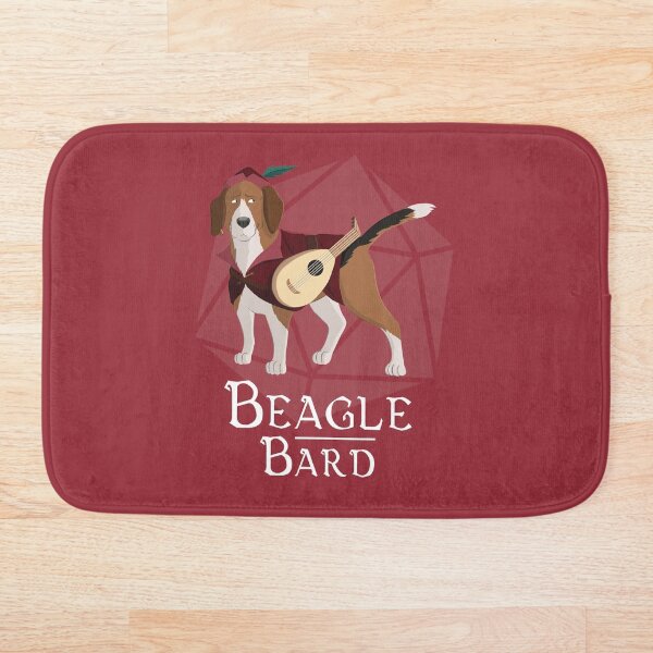 Beagle Bard Bath Mat