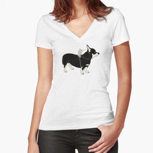 Fitted V-Neck T-Shirt