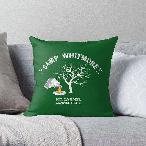 Camp Whitmore Throw Pillow