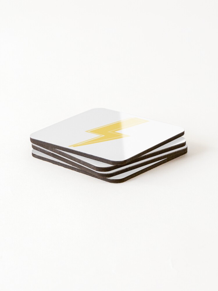Thumbnail 4 of 5, Coasters (Set of 4), Flash designed and sold by ScriptAndSeed.