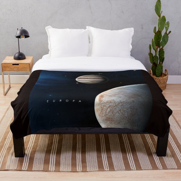 Aperçu de l'œuvre Affiche Europa HD / Lune de Jupiter créée et vendue par BOSPlanets.