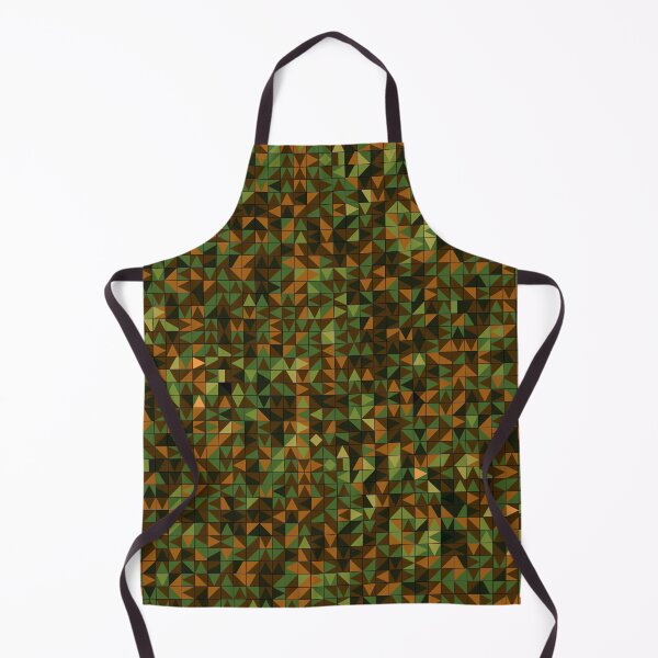 Item preview, Colorama pattern army green orange designed and sold by Joie-et-Poesie.