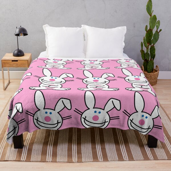 Item preview, Happy bunny print  designed and sold by prettyuglyangel.