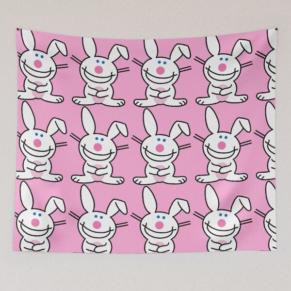 Item preview, Happy bunny print  designed and sold by prettyuglyangel.