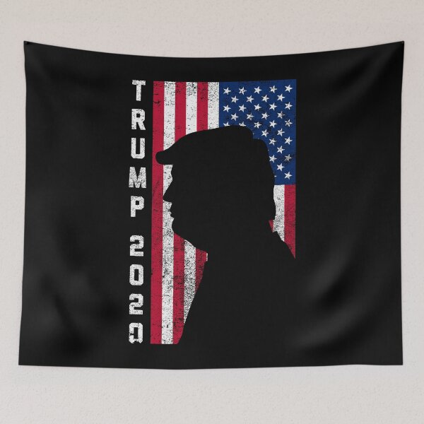 Item preview, Pro Trump 2020 Elections Republican Vintage American Flag designed and sold by CoolSilhouettes.