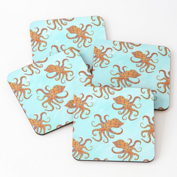 Item preview, Octopus on Blue designed and sold by Wendy Custer.