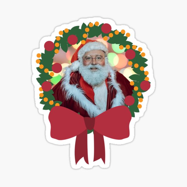 A Christmas Wreath - Stickers & More Sticker
