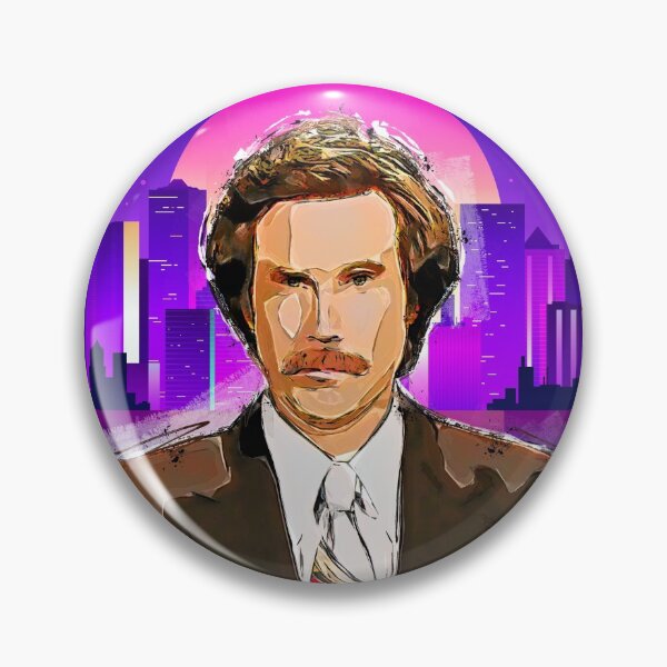 Item preview, Ron Burgundy - Movie Character Portrait Design designed and sold by TwoRabbits.