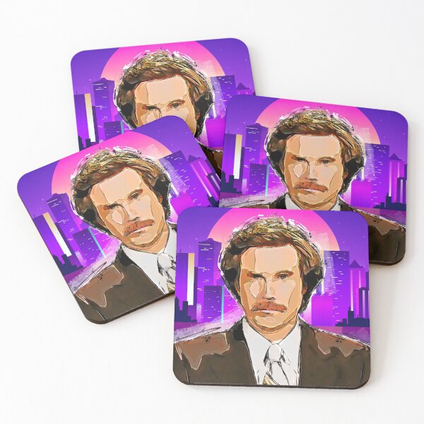 Item preview, Ron Burgundy - Movie Character Portrait Design designed and sold by TwoRabbits.