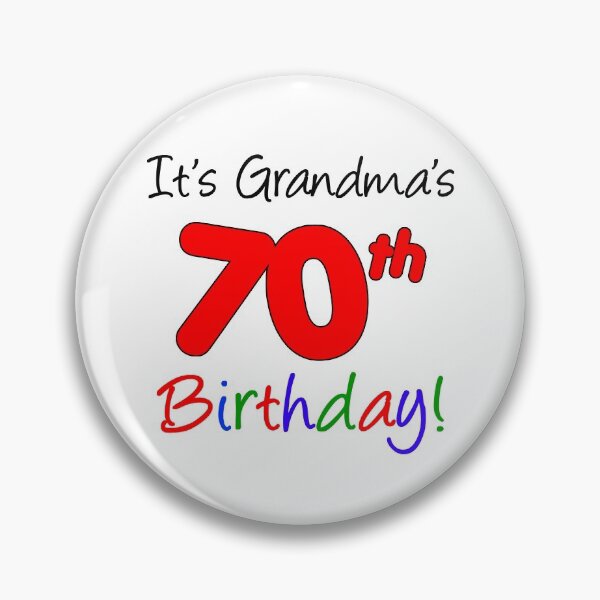Item preview, It's Grandma's 70th Birthday designed and sold by jaycartoonist.