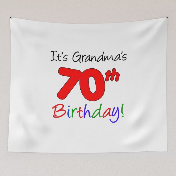 Item preview, It's Grandma's 70th Birthday designed and sold by jaycartoonist.
