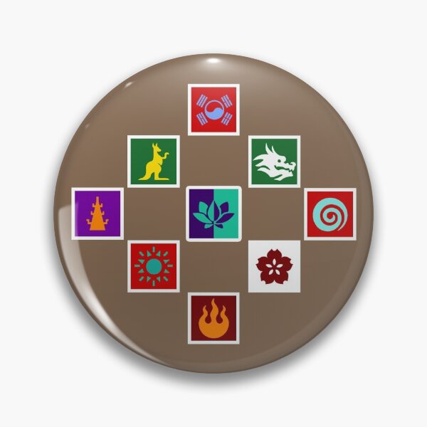 Artikelvorschau, Civilization VI-Symbole – Südasien, Ostasien und Ozeanien entworfen und verkauft von Bieleckia.