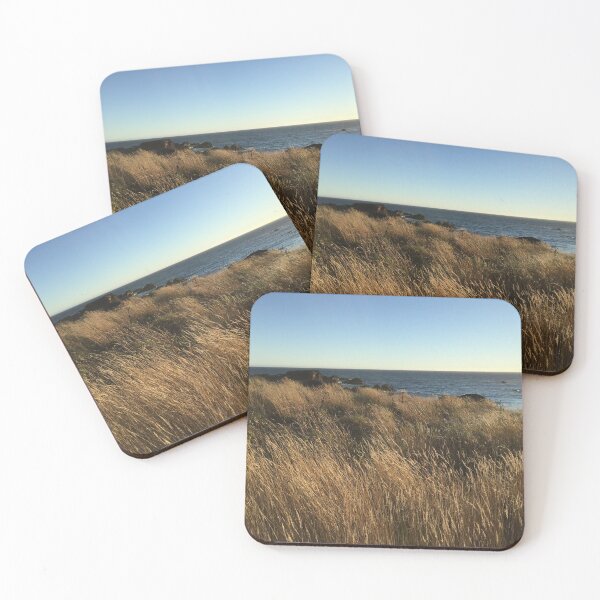 Item preview, Natural Art Seagrass Blue Ocean Horizon Seascape designed and sold by Punchzip.