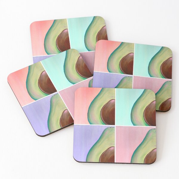 Item preview, Avocado pattern - 4 colors designed and sold by Linda Sholberg.