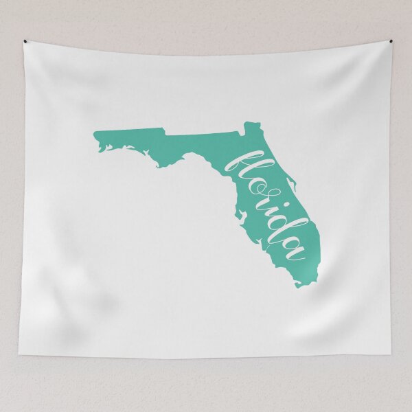 Item preview, Teal Florida FL State  designed and sold by agdesigns6.