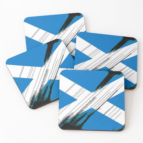Item preview, Black Ripped Scotland flag designed and sold by AidanMDesigns.