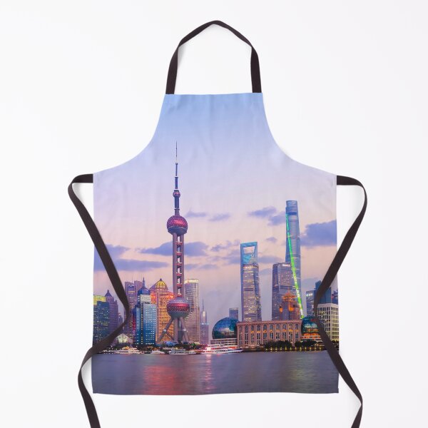 Item preview, Shanghai city panoramic view across Huangpu river. Souvenir from China, from Shanghai. designed and sold by 2AcesDesign.