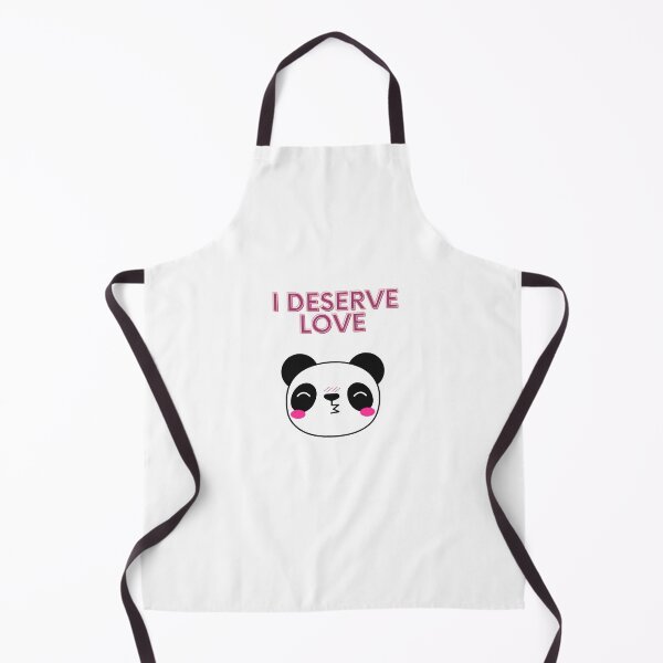 Item preview, I Deserve Love Panda designed and sold by AffirmStyle.