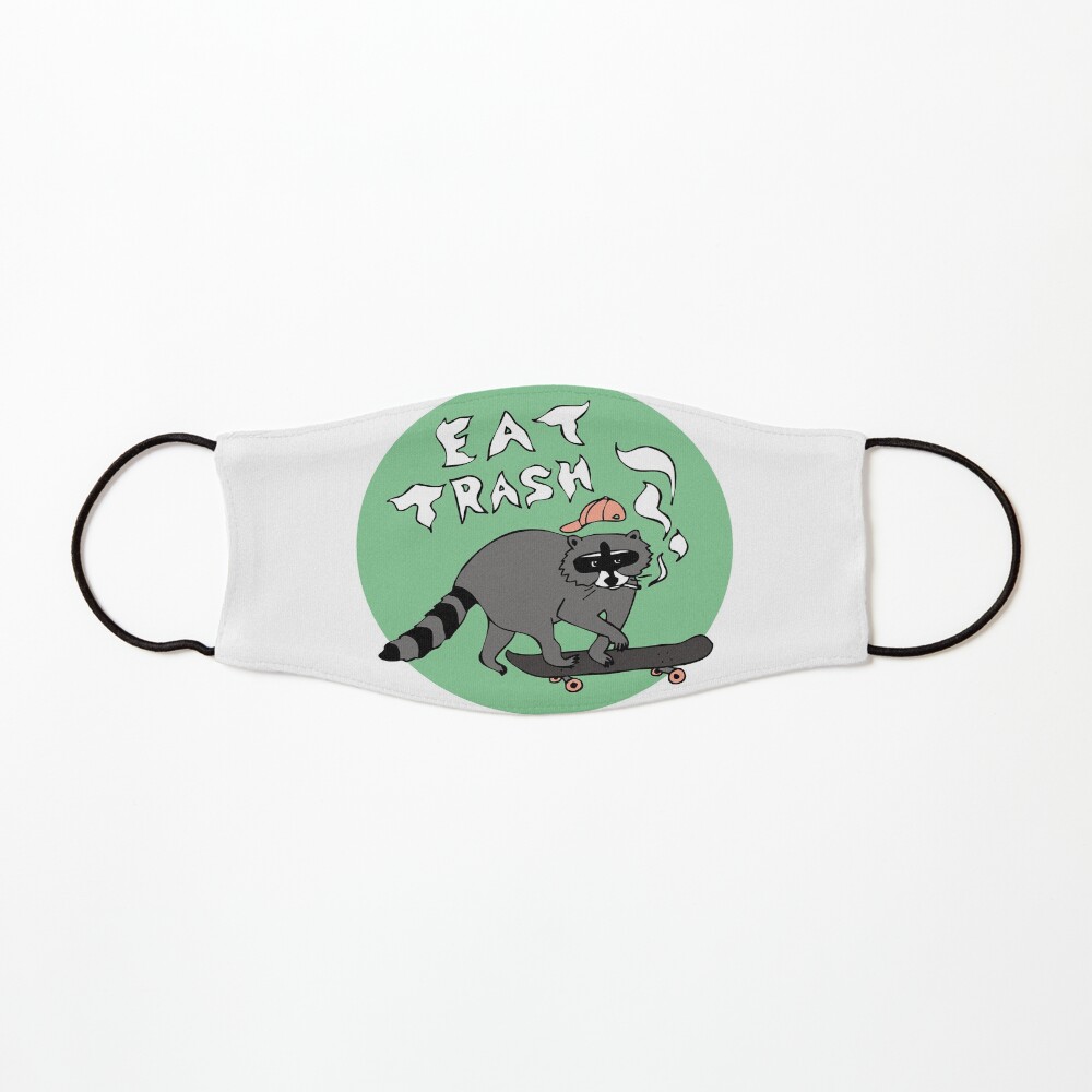 Eat Trash, Skateboarding Raccoon Mask