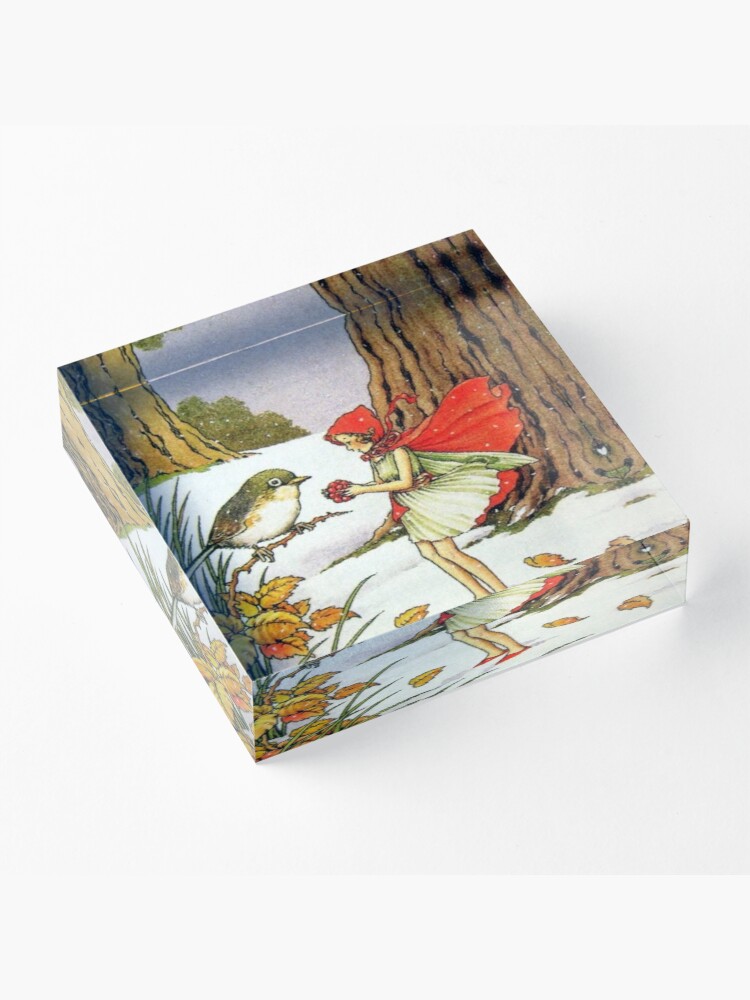 Alternate view of Winter Fairy - Ida Rentoul Outhwaite Acrylic Block