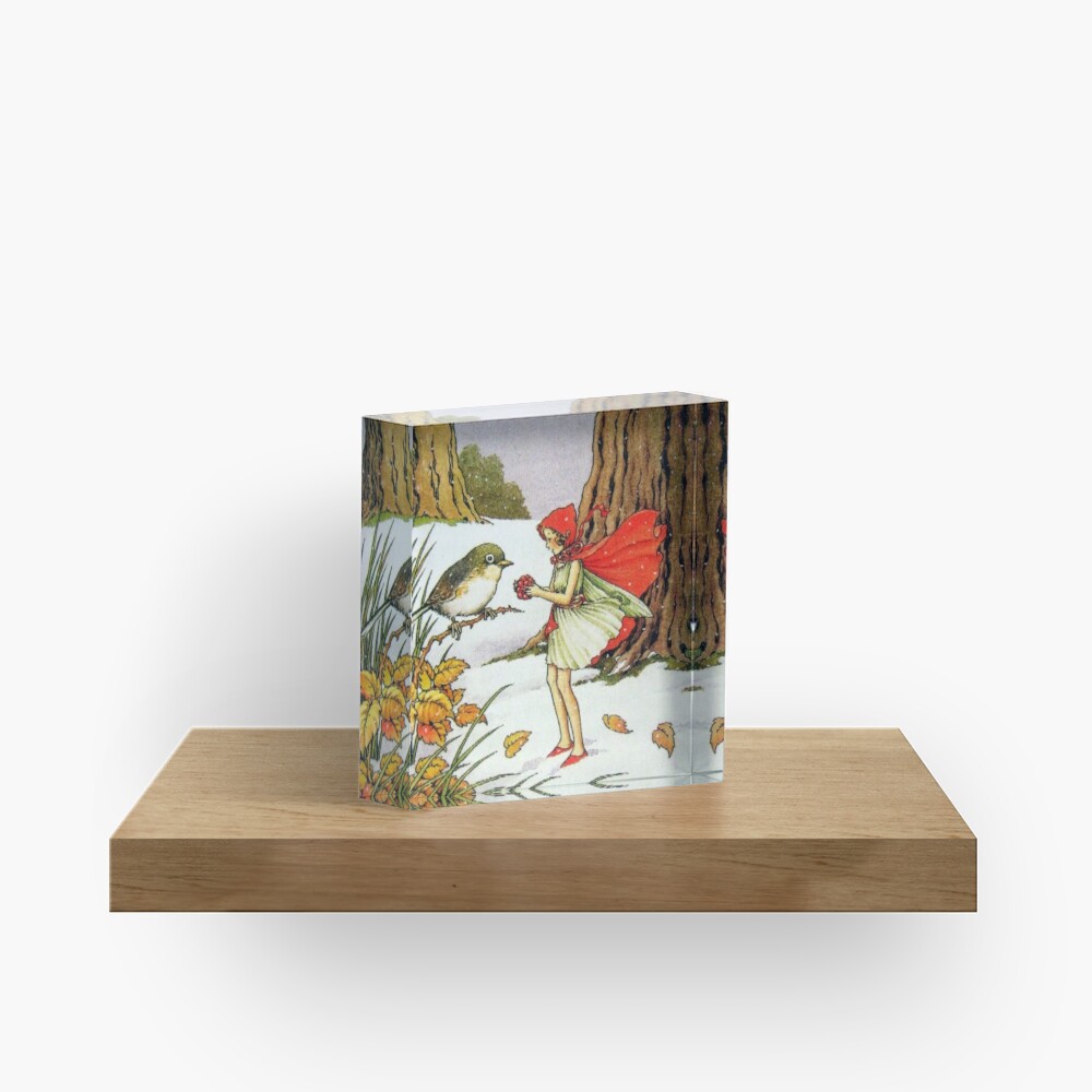 Winter Fairy - Ida Rentoul Outhwaite Acrylic Block