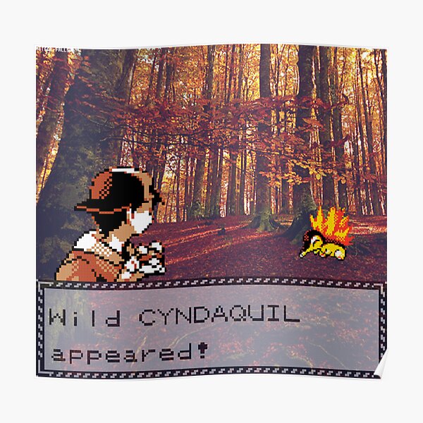 Cyndaquil Encounter Poster