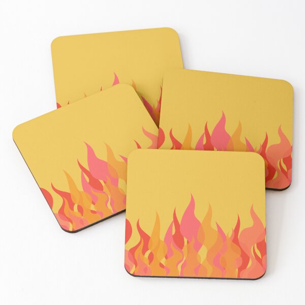 Item preview, Flame Flames Hot Fire Colorful Pattern designed and sold by mythandframe.