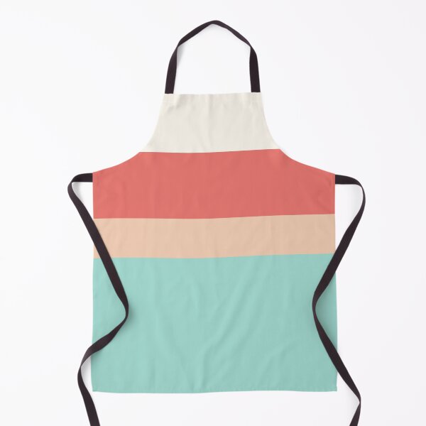 Item preview, Stripes coral red, peach and blue designed and sold by Latte Design.