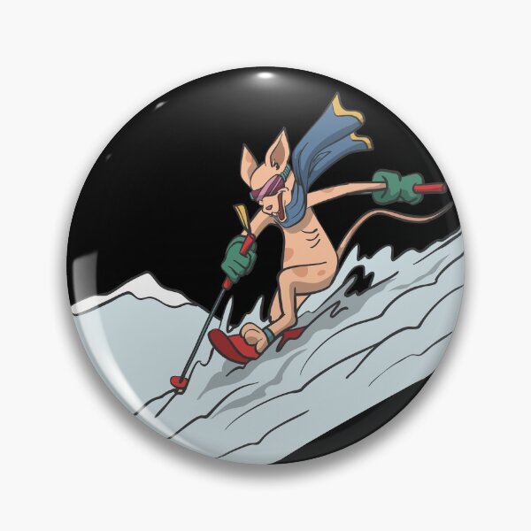 Item preview, Cat on ski in deep snow designed and sold by Monkey Ful.