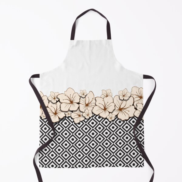 Item preview, Black and White flower pattern V3 designed and sold by smARTwork.