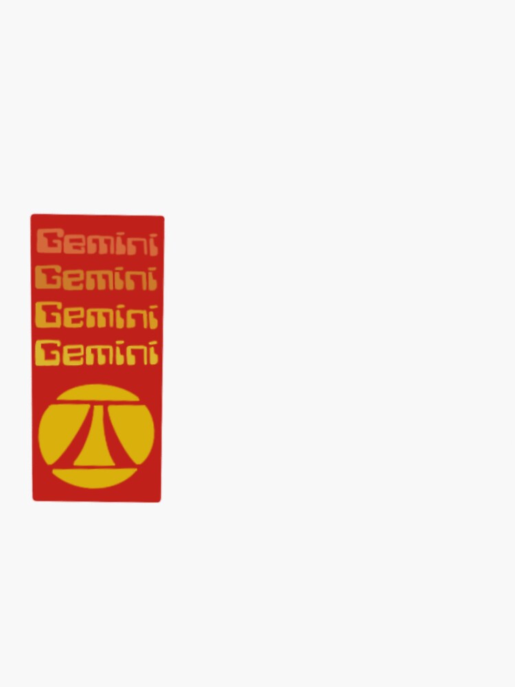 "Gemini Red Flag" Sticker for Sale by stickerart27 Redbubble