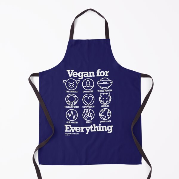 Item preview, Vegan for Everything (white print) designed and sold by VeganStreet.