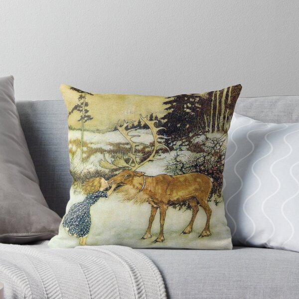 Item preview, Gerda and the Reindeer - Edmund Dulac designed and sold by forgottenbeauty.