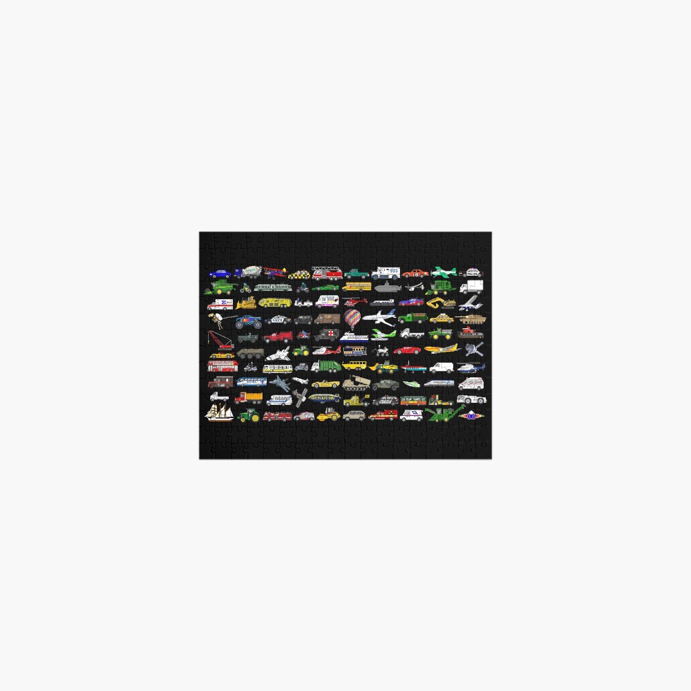 100 Vehicles - The Kids' Picture Show Jigsaw Puzzle