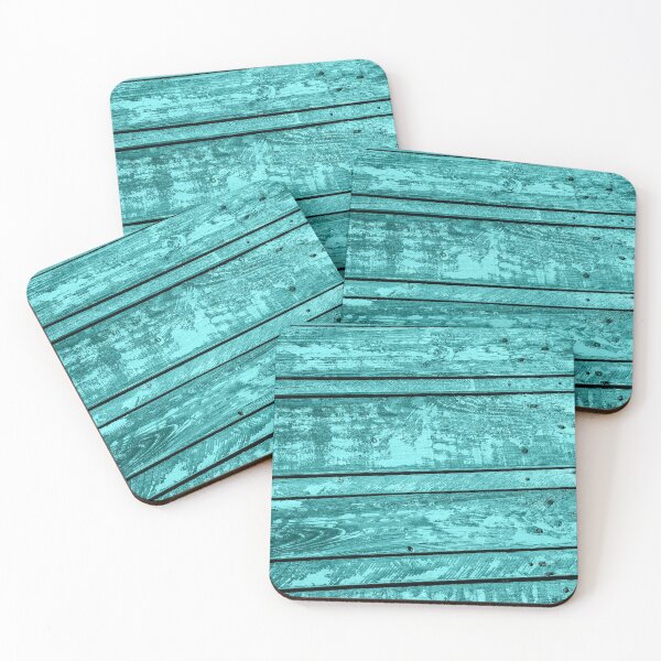 Item preview, Turquoise wood plank texture design, decoration creation and objects designed and sold by Stéphane  Thirion.