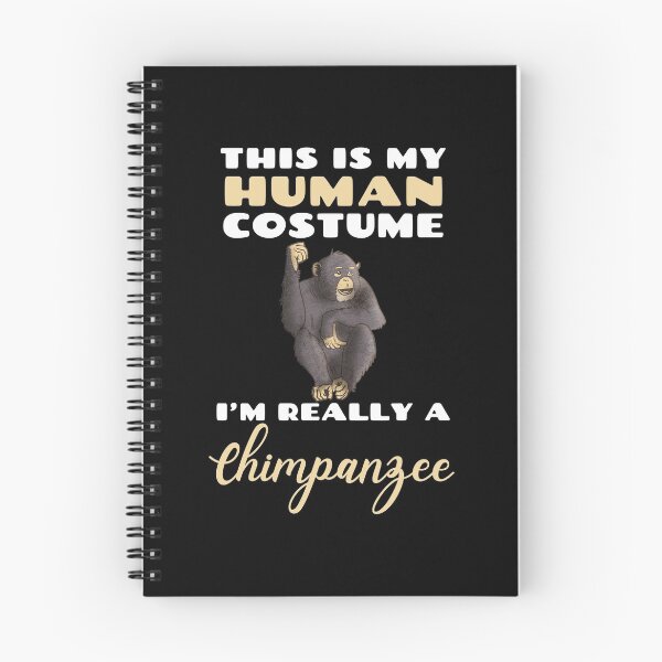 Item preview, This Is My Human Costume I'm Really A Chimpanzee Funny Halloween designed and sold by fatamyfan1.