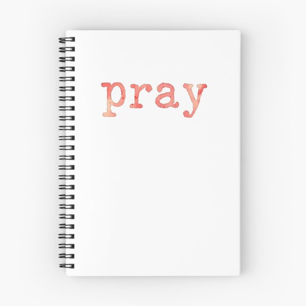 Item preview, Pray Typewriter Motivation Red Watercolor designed and sold by sharedipmemes.