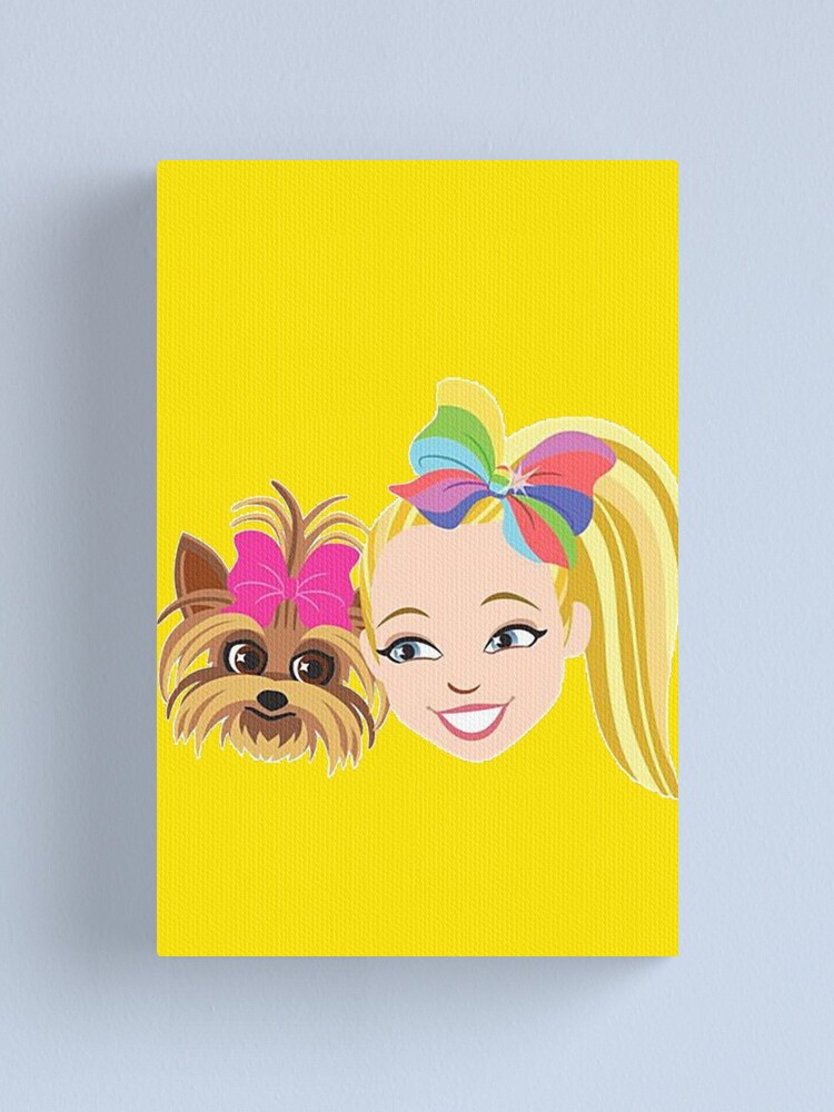 "JoJo Siwa " Canvas Print for Sale by anniemckenzie Redbubble