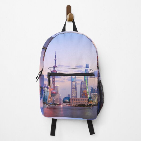 Item preview, Shanghai city panoramic view across Huangpu river. Souvenir from China, from Shanghai. designed and sold by 2AcesDesign.