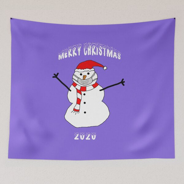 Item preview, Merry Quarantine Christmas Snowman designed and sold by oxoxoxo.