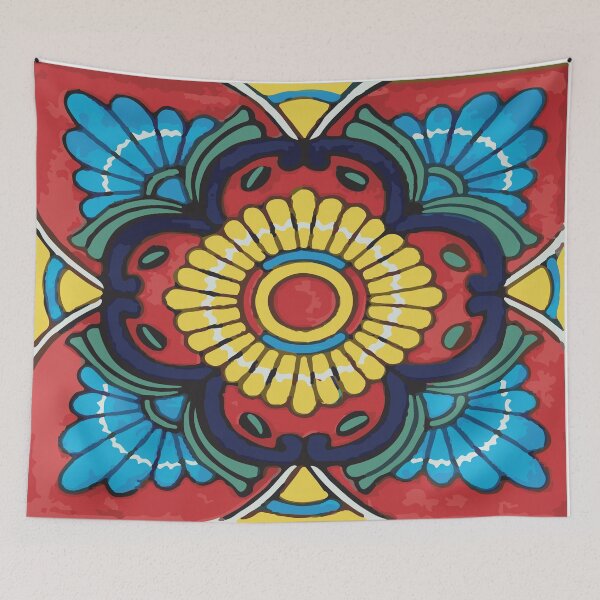 Item preview, mexican Tile TALAVERA mosaic ceramics colorful design designed and sold by T-Mex.