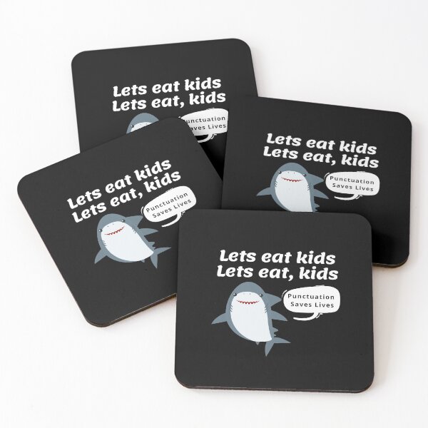 Item preview, Lets Eat Kids Punctuation Saves lives designed and sold by ShopSpot.