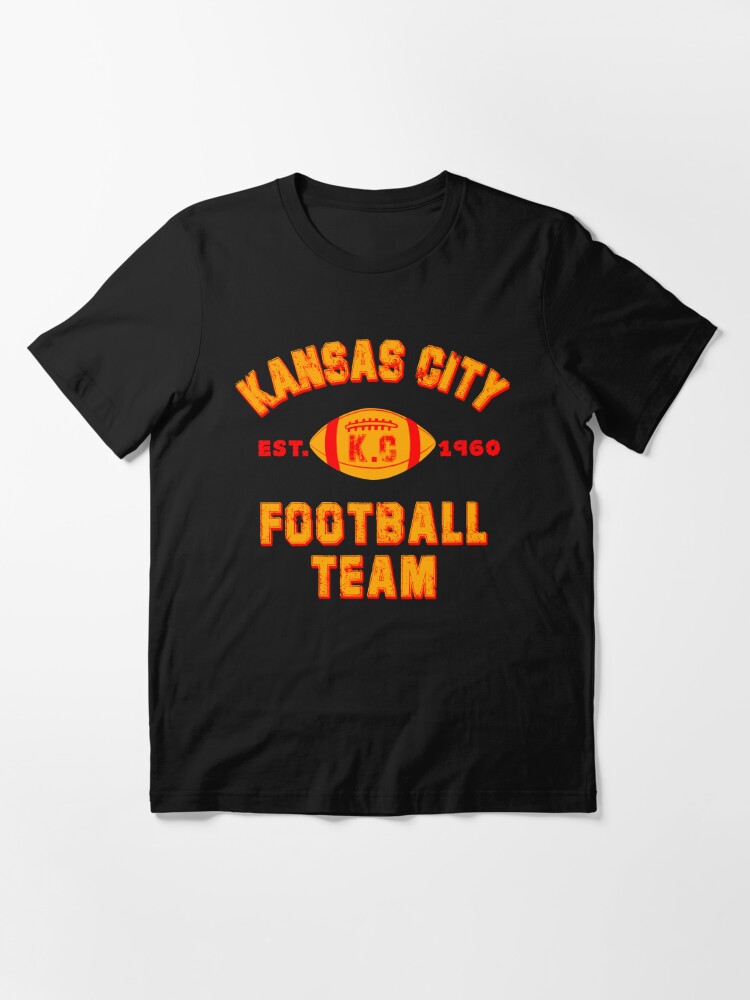 Kansas city football team est 1960 chiefs jersey Essential T-Shirt for  Sale by GoodyLeo