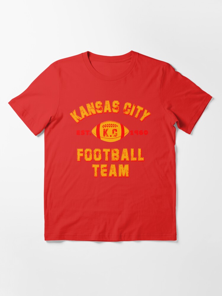 Kansas city football team est 1960 chiefs jersey Kids T-Shirt for Sale by  GoodyLeo