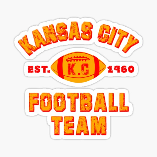 KC Football Skyline Sticker