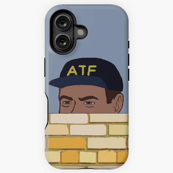 Item preview, ATF Guy Fence Peeking - Meme, Gun Rights designed and sold by SpaceDogLaika.